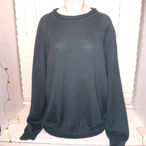 Men's Crewneck Inca Sweater - Dark Gray